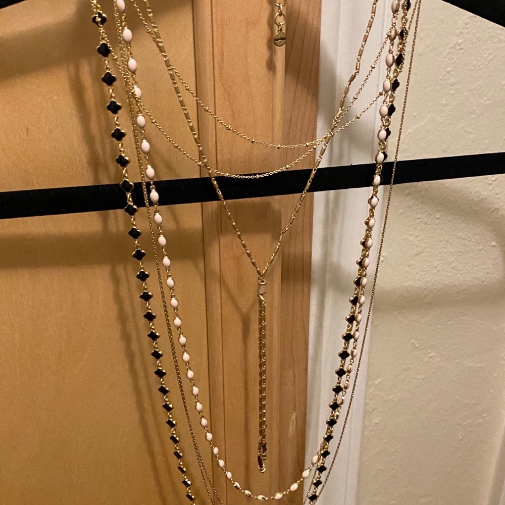 Stella and Dot Layered Cascading Necklaces